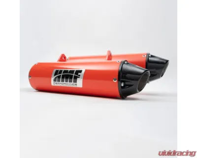 HMF Racing Gun Metal Titan Loud Full Exhaust w/ Billet Endcap Can-Am Renegade 1000 2012-2025 - 714384638888