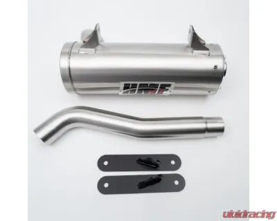 HMF Racing Gun Metal Titan Loud Full Exhaust w/ Billet Endcap Can-Am Renegade 1000 2012-2025 - 714384638888