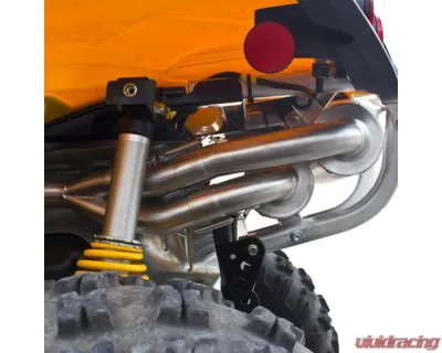 HMF Racing Gun Metal Titan Loud Full Exhaust w/ Billet Endcap Can-Am Renegade 1000 2012-2025 - 714384638888