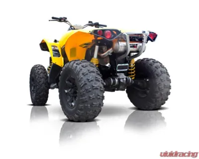 HMF Racing Gun Metal Titan Loud Full Exhaust w/ Billet Endcap Can-Am Renegade 1000 2012-2025 - 714384638888