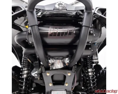 HMF Racing Gun Metal Titan Loud Full Exhaust w/ Billet Endcap Can-Am Renegade 1000 2012-2025 - 714384638888