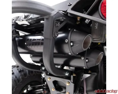 HMF Racing Gun Metal Titan Loud Full Exhaust w/ Billet Endcap Can-Am Renegade 1000 2012-2025 - 714384638888