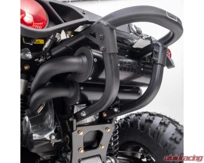 HMF Racing Gun Metal Titan Loud Full Exhaust w/ Billet Endcap Can-Am Renegade 1000 2012-2025 - 714384638888