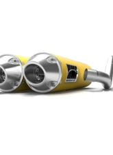 HMF Racing Performance Dual Full Exhaust w/ Polished Euro Endcap Can-Am Renegade 1000 2012-2025                                     - 014386636386 - Image 13