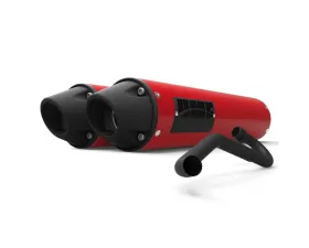 HMF Racing Performance Dual Full Exhaust w/ Blackout Euro Endcap Can-Am Renegade 1000 2012-2025