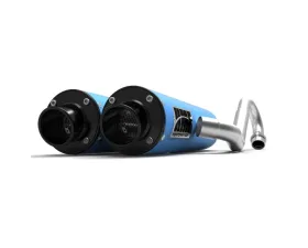 HMF Racing Performance Dual Full Exhaust w/ Black Turn Down Endcap Can-Am Renegade 1000 2012-2025