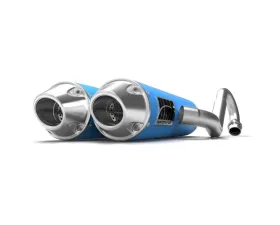 HMF Racing Performance Dual Full Exhaust w/ Polished Euro Endcap Can-Am Renegade 1000 2012-2025