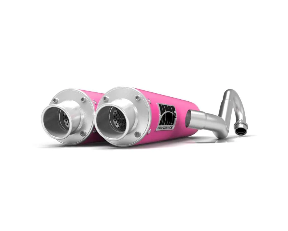 HMF Racing Performance Dual Full Exhaust w/ Polished Turn Down Endcap Can-Am Renegade 1000 2012-2025 - 014386638071