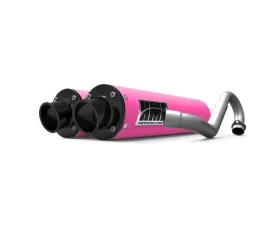 HMF Racing Performance Dual Full Exhaust w/ Black Turn Down Endcap Can-Am Renegade 1000 2012-2025