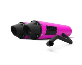 HMF Racing Performance Dual Full Exhaust w/ Blackout Euro Endcap Can-Am Renegade 1000 2012-2025