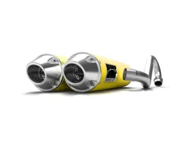 HMF Racing Performance Dual Full Exhaust w/ Polished Euro Endcap Can-Am Renegade 1000 2012-2025