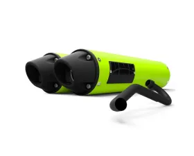 HMF Racing Performance Dual Full Exhaust w/ Blackout Euro Endcap Can-Am Renegade 1000 2012-2025