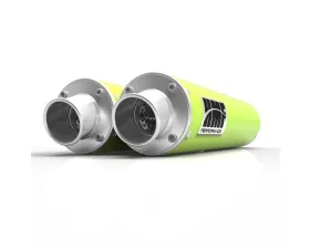 HMF Racing Performance Dual Slip-On Exhaust w/ Polished Turn Down Endcap Can-Am Renegade 500 | 850 2012-2022