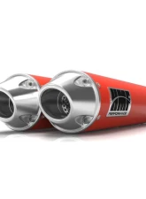 HMF Racing Performance Dual Slip-On Exhaust w/ Polished Euro Endcap Can-Am Renegade 500 | 850 2012-2022                                     - 014395637686 - Image 13