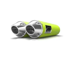 HMF Racing Performance Dual Slip-On Exhaust w/ Polished Euro Endcap Can-Am Renegade 500 | 850 2012-2022