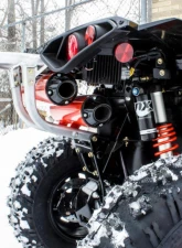 HMF Racing Gun Metal Titan Loud Full Exhaust w/ Billet Endcap Can-Am Renegade 500 | 850 2012-2022                                     - 714394638888 - Image 11