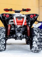 HMF Racing Gun Metal Titan Loud Full Exhaust w/ Billet Endcap Can-Am Renegade 500 | 850 2012-2022                                     - 714394638888 - Image 12