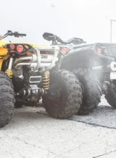 HMF Racing Gun Metal Titan Loud Full Exhaust w/ Billet Endcap Can-Am Renegade 500 | 850 2012-2022                                     - 714394638888 - Image 5