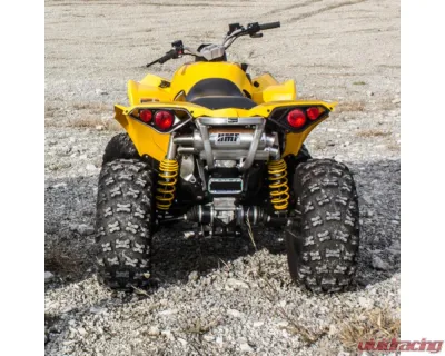 HMF Racing Gun Metal Titan Loud Full Exhaust w/ Billet Endcap Can-Am Renegade 500 | 850 2012-2022 - 714394638888