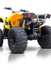 HMF Racing Gun Metal Titan Loud Full Exhaust w/ Billet Endcap Can-Am Renegade 500 | 850 2012-2022                                     - 714394638888 - Image 7