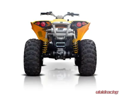 HMF Racing Gun Metal Titan Loud Full Exhaust w/ Billet Endcap Can-Am Renegade 500 | 850 2012-2022 - 714394638888