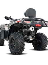 HMF Racing Gun Metal Titan Loud Full Exhaust w/ Billet Endcap Can-Am Outlander Max 2009-2012                                     - 714454678888 - Image 6