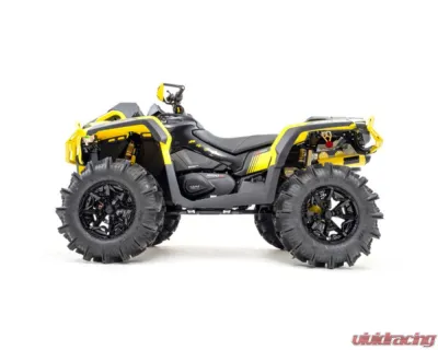 HMF Racing Gun Metal Titan Loud Full Exhaust w/ Billet Endcap Can-Am Outlander Max 2013-2024 - 714474608888