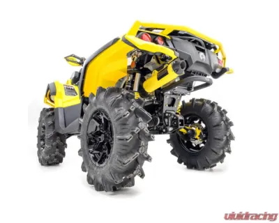 HMF Racing Gun Metal Titan Loud Full Exhaust w/ Billet Endcap Can-Am Outlander Max 2013-2024 - 714474608888