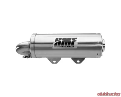 HMF Racing Gun Metal Titan Loud Slip-On Exhaust w/ Billet Endcap Can-Am Outlander 2015-2022 - 714593638788