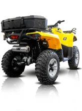 HMF Racing Gun Metal Titan Loud Slip-On Exhaust w/ Billet Endcap Can-Am Outlander 2015-2022                                     - 714593638788 - Image 11