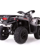 HMF Racing Gun Metal Titan Loud Slip-On Exhaust w/ Billet Endcap Can-Am Outlander 2015-2022                                     - 714593638788 - Image 12