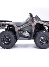 HMF Racing Gun Metal Titan Loud Slip-On Exhaust w/ Billet Endcap Can-Am Outlander 450 2015-2023                                     - 714613638788 - Image 11