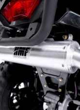 HMF Racing Gun Metal Titan Loud Slip-On Exhaust w/ Billet Endcap Can-Am Outlander 450 2015-2023                                     - 714613638788 - Image 8