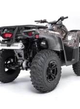 HMF Racing Gun Metal Titan Loud Slip-On Exhaust w/ Billet Endcap Can-Am Outlander 450 2015-2023                                     - 714613638788 - Image 10