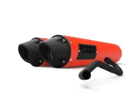 HMF Racing Can-Am Red Performance Dual 3/4 Exhaust w/ Blackout Euro Endcap Can-Am-Maverick | Max 2013-2018