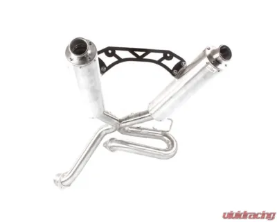 HMF Racing Can-Am Red Performance Dual 3/4 Exhaust w/ Polished Turn Down Endcap Can-Am-Maverick | Max 2013-2018 - 016432607671