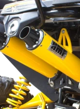 HMF Racing Can-Am Red Performance Dual 3/4 Exhaust w/ Polished Turn Down Endcap Can-Am-Maverick | Max 2013-2018                                     - 016432607671 - Image 3