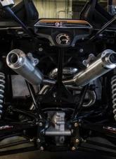 HMF Racing Can-Am Red Performance Dual 3/4 Exhaust w/ Polished Turn Down Endcap Can-Am-Maverick | Max 2013-2018                                     - 016432607671 - Image 5