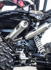 HMF Racing Can-Am Red Performance Dual 3/4 Exhaust w/ Polished Turn Down Endcap Can-Am-Maverick | Max 2013-2018                                     - 016432607671 - Image 6