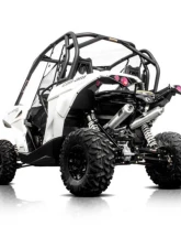 HMF Racing Can-Am Red Performance Dual 3/4 Exhaust w/ Polished Turn Down Endcap Can-Am-Maverick | Max 2013-2018                                     - 016432607671 - Image 7