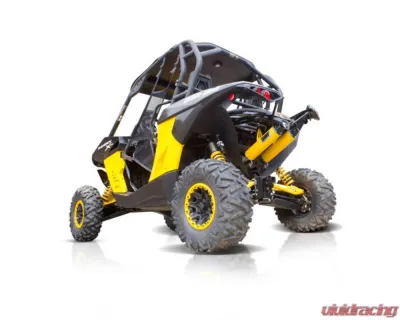 HMF Racing Can-Am Red Performance Dual 3/4 Exhaust w/ Polished Turn Down Endcap Can-Am-Maverick | Max 2013-2018 - 016432607671