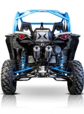 HMF Racing Brushed Performance Big Core 3/4 Exhaust w/ Blackout Euro Endcap Can-Am Maverick Turbo 2015-2017                                     - 016579636094 - Image 2