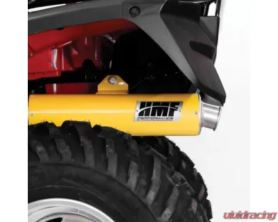 HMF Racing Performance Slip-On Exhaust w/ Polished Turn Down Endcap Honda Foreman Rubicon 500 2001-2014 - 019293606171