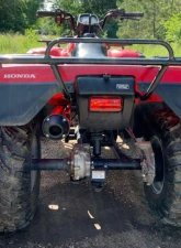 HMF Racing Performance Slip-On Exhaust w/ Polished Turn Down Endcap Honda Rancher 350 2000-2006                                     - 019303608771 - Image 5