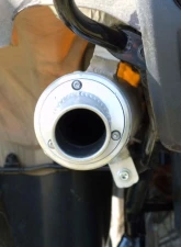 HMF Racing Gun Metal Titan Loud Slip-On Exhaust w/ Billet Endcap Honda Rancher 420 2007-2008                                     - 719323608788 - Image 2