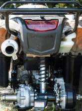 HMF Racing Gun Metal Titan Loud Slip-On Exhaust w/ Billet Endcap Honda Rancher 420 2007-2008                                     - 719323608788 - Image 12