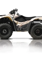 HMF Racing Gun Metal Titan Loud Slip-On Exhaust w/ Billet Endcap Honda Rancher 420 2007-2008                                     - 719323608788 - Image 13