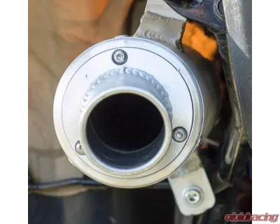 HMF Racing Gun Metal Titan Loud Slip-On Exhaust w/ Billet Endcap Honda Rancher 420 2007-2008 - 719323608788