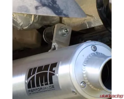HMF Racing Gun Metal Titan Loud Slip-On Exhaust w/ Billet Endcap Honda Rancher 420 2007-2008 - 719323608788