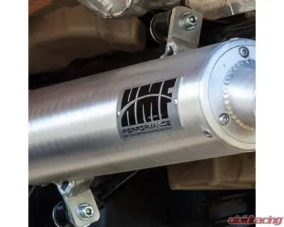 HMF Racing Gun Metal Titan Loud Slip-On Exhaust w/ Billet Endcap Honda Rancher 420 2007-2008 - 719323608788